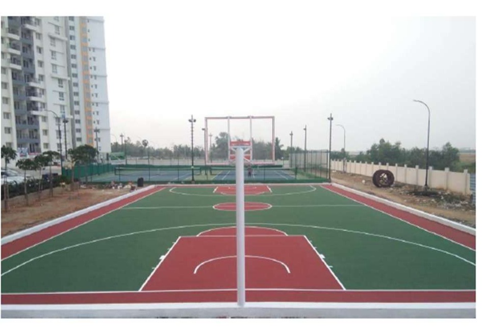 Basketball court - Olimbiya Opaline Apartment, Navalur, Chennai