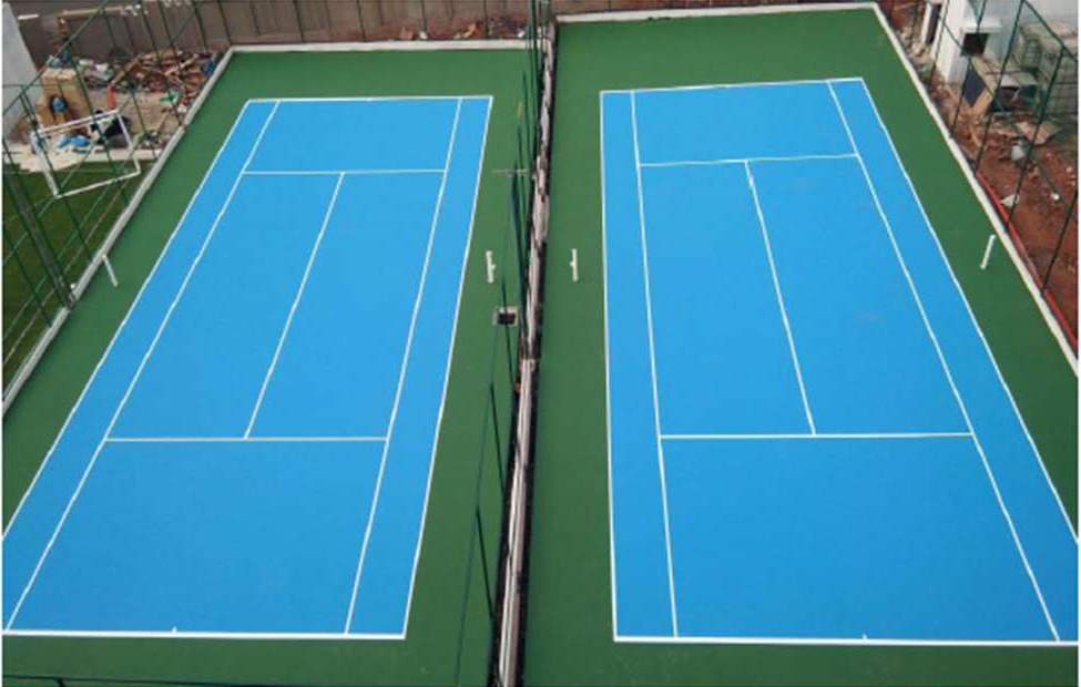 Two tennis courts - The Gera School, Panjim, Goa