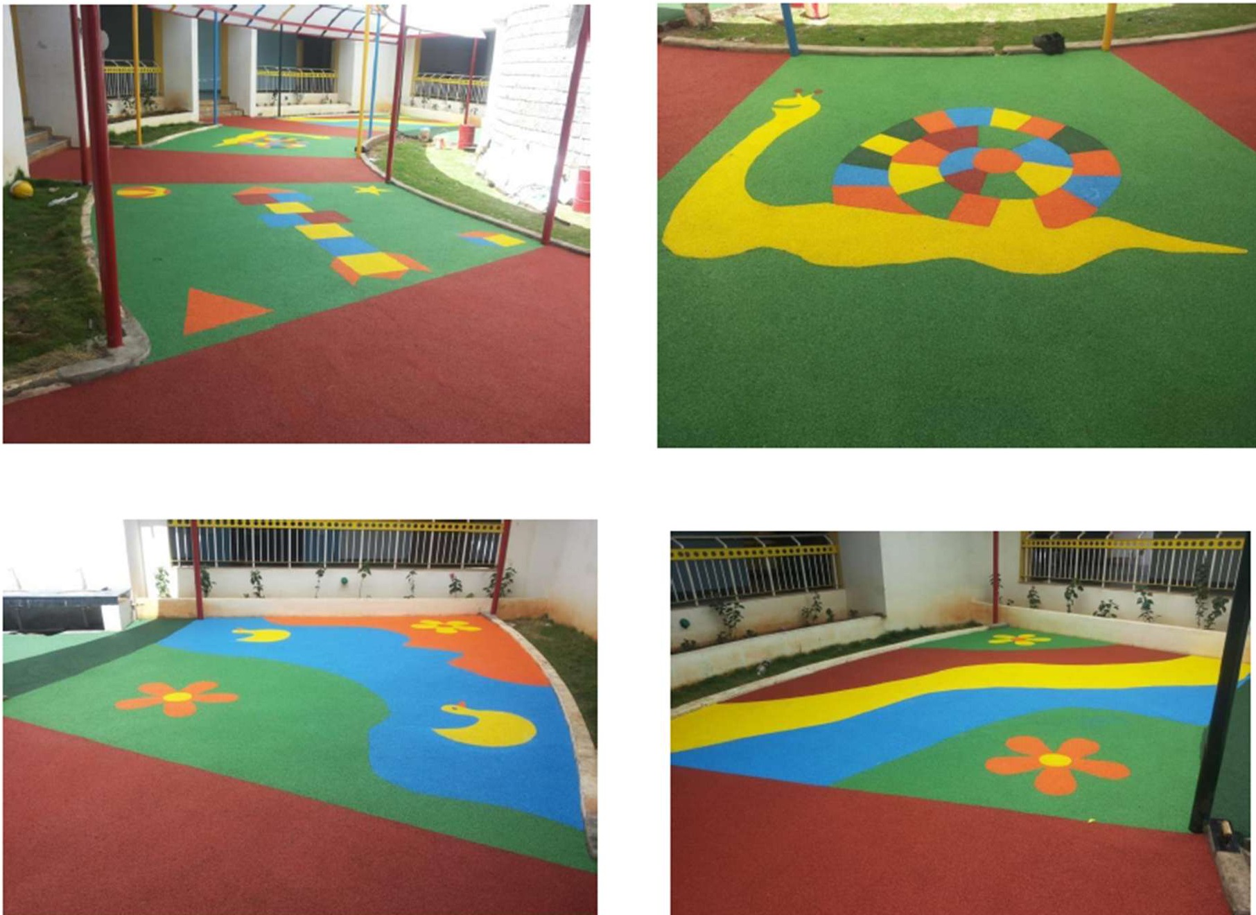 EPDM flooring - G T Naidu School, Coimbatore